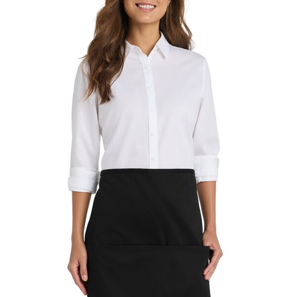 Easy Care Half Bistro Apron with Stain Release Thumbnail