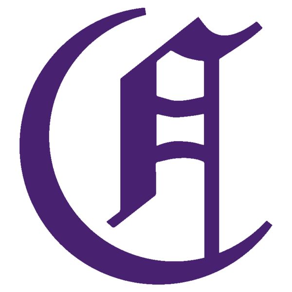 Old English C PurpleWhite Thumbnail