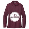 Women's Silk Touch Long Sleeve Polo Thumbnail