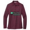 Women's Silk Touch Long Sleeve Polo Thumbnail