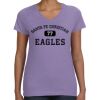 Women's V-Neck Fine Jersey Tee Thumbnail
