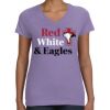 Women's V-Neck Fine Jersey Tee Thumbnail