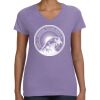 Women's V-Neck Fine Jersey Tee Thumbnail