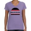 Women's V-Neck Fine Jersey Tee Thumbnail
