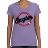 Women's V-Neck Fine Jersey Tee Thumbnail