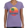 Women's V-Neck Fine Jersey Tee Thumbnail