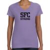 Women's V-Neck Fine Jersey Tee Thumbnail