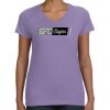 Women's V-Neck Fine Jersey Tee Thumbnail