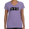 Women's V-Neck Fine Jersey Tee Thumbnail