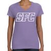 Women's V-Neck Fine Jersey Tee Thumbnail