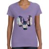 Women's V-Neck Fine Jersey Tee Thumbnail