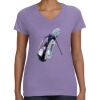Women's V-Neck Fine Jersey Tee Thumbnail
