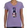 Women's V-Neck Fine Jersey Tee Thumbnail