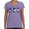 Women's V-Neck Fine Jersey Tee Thumbnail