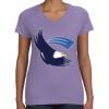 Women's V-Neck Fine Jersey Tee Thumbnail