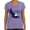 Women's V-Neck Fine Jersey Tee Thumbnail