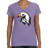 Women's V-Neck Fine Jersey Tee Thumbnail