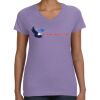 Women's V-Neck Fine Jersey Tee Thumbnail