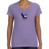Women's V-Neck Fine Jersey Tee Thumbnail