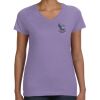 Women's V-Neck Fine Jersey Tee Thumbnail