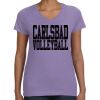 Women's V-Neck Fine Jersey Tee Thumbnail