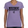 Women's V-Neck Fine Jersey Tee Thumbnail
