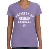 Women's V-Neck Fine Jersey Tee Thumbnail