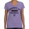 Women's V-Neck Fine Jersey Tee Thumbnail