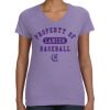 Women's V-Neck Fine Jersey Tee Thumbnail