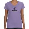 Women's V-Neck Fine Jersey Tee Thumbnail