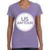 Women's V-Neck Fine Jersey Tee Thumbnail