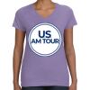 Women's V-Neck Fine Jersey Tee Thumbnail