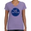 Women's V-Neck Fine Jersey Tee Thumbnail