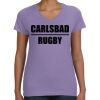 Women's V-Neck Fine Jersey Tee Thumbnail