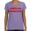 Women's V-Neck Fine Jersey Tee Thumbnail
