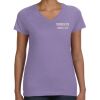 Women's V-Neck Fine Jersey Tee Thumbnail