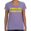 Women's V-Neck Fine Jersey Tee Thumbnail