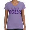 Women's V-Neck Fine Jersey Tee Thumbnail