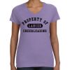 Women's V-Neck Fine Jersey Tee Thumbnail