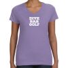 Women's V-Neck Fine Jersey Tee Thumbnail