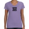 Women's V-Neck Fine Jersey Tee Thumbnail