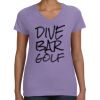 Women's V-Neck Fine Jersey Tee Thumbnail