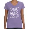 Women's V-Neck Fine Jersey Tee Thumbnail