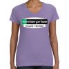 Women's V-Neck Fine Jersey Tee Thumbnail
