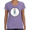 Women's V-Neck Fine Jersey Tee Thumbnail