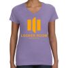 Women's V-Neck Fine Jersey Tee Thumbnail