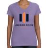 Women's V-Neck Fine Jersey Tee Thumbnail