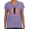 Women's V-Neck Fine Jersey Tee Thumbnail
