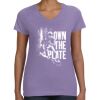 Women's V-Neck Fine Jersey Tee Thumbnail