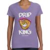 Women's V-Neck Fine Jersey Tee Thumbnail